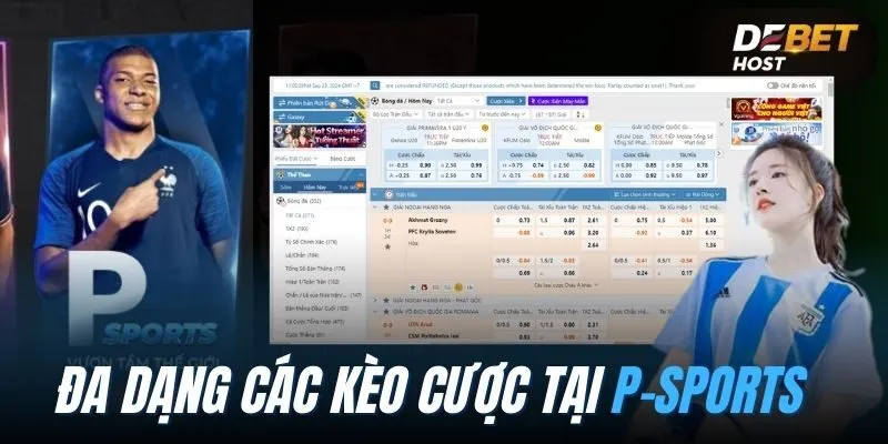 Đa dạng những kèo cược hấp dẫn 