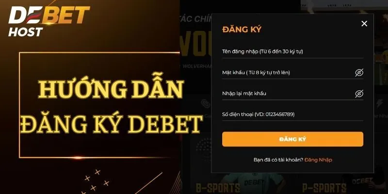 Hướng dẫn đăng ký Debet