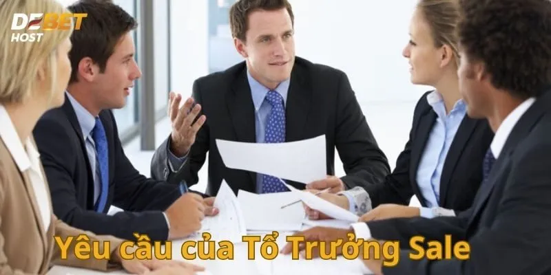 Những yêu cầu cần có của vị trí leader sale